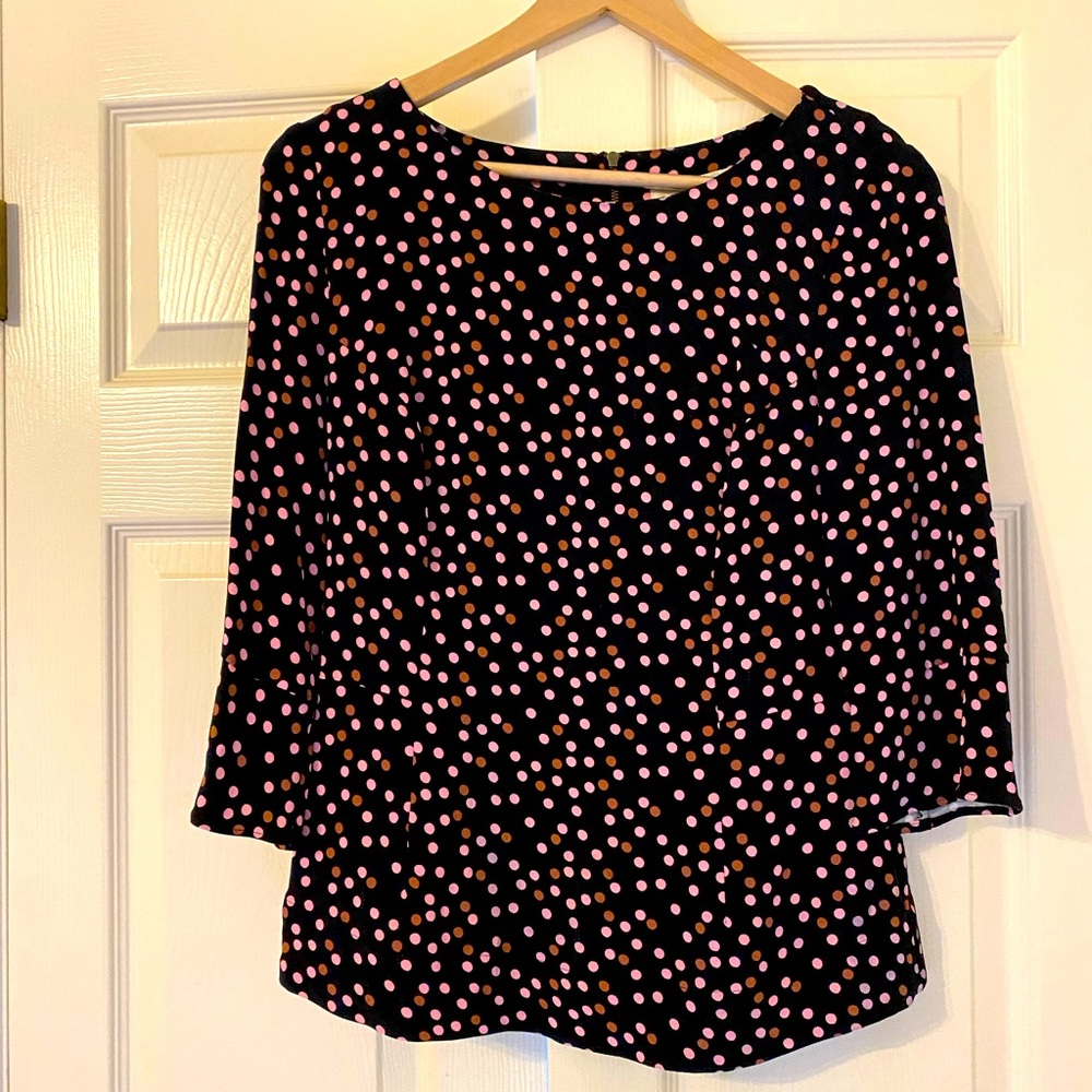 Boden polka dot top